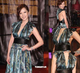 组图：金钟奖红毯女星爆乳裸背抢镜秀性感