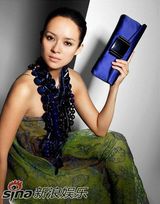 高清组图：章子怡代言阿玛尼 展传统东方韵味