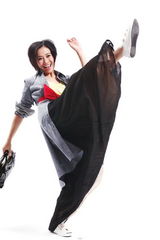 组图：叶璇拍清新大片 畅聊健康生活理念