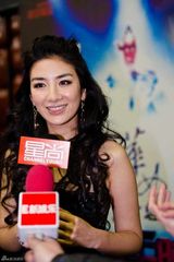 黄奕出席中华玉女选拔：当代玉女要有勇敢的心(图)