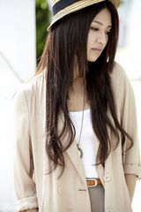 组图：傅晶初夏写真演绎温婉清新森女