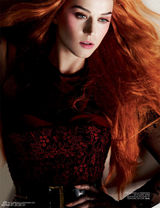 组图：凯蒂-佩里染橘发登杂志 女王范十足