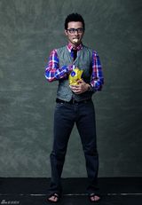 组图：罗晋型男写真时尚多变