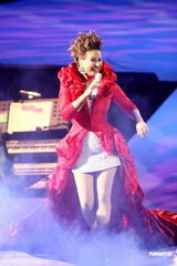 组图：甄妮演唱会重温经典 宝刀未老征服万名听众