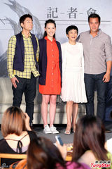 组图：梁洛施减肥复出拍新片 谈李泽楷显尴尬