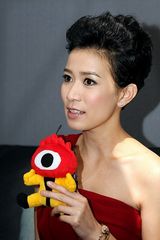 高清组图：林心如余诗曼陈键锋出席首尔电视节