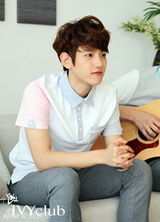 高清图：EXO-K金有贞校服广告花絮照清新阳光