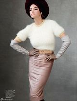 组图：凯特-阿普顿复古装扮名媛登杂志