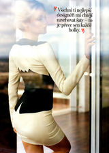 高清组图：黛安-克鲁格登杂志封面 秀优雅身段