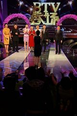 高清图：《最爱》首映庆典 章子怡郭富城龅牙妆搞怪