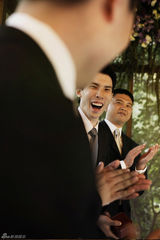 组图：宋宁齐溪婚礼纪录 光影交错恍如电影大片