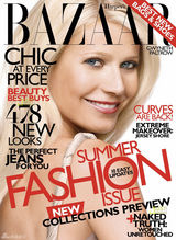 高清图：格温妮丝-帕特洛金发黑裙秀优雅气质