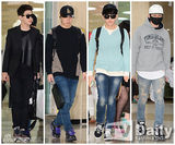 组图：SJM与CNBLUE结束中国行返韩倦容满面