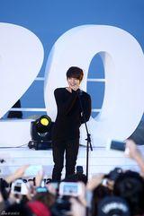 组图：金在中宋智孝携手《豺狼来了》釜山见面会