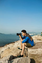 组图：李晨《华夏地理》变旅游达人体验生活