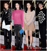 组图：金在中文彩媛韩佳人等出席《狼族少年》试映