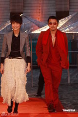 幻灯：香港金像奖颁奖红毯 李宇春裙摆飞扬