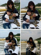 组图：孟庭苇全家私照曝光 正太儿子可爱耍宝