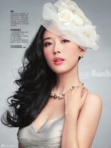 组图：颜丹晨《新娘》珠宝大片化身灵动精灵