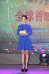 组图：《时光恋人》首映发布会 李小璐蓝裙抢镜