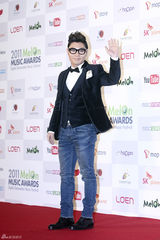 高清组图：Super Junior与f(x)IU等出席音乐颁奖礼