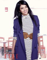 高清图：李霄云成第四期快女电子专辑封面女声