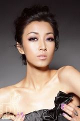 组图：央吉玛搞怪生活照曝光 点朱砂另类妆容