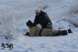 组图：《狼图腾》杀青 长白山调雪拍最后戏份