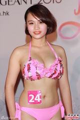 组图：亚洲小姐选拔深圳面试 选手身段招数各异