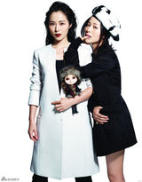 组图：江一燕双生绽放写真演绎酷感诱惑