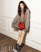 组图：韩星金允慧时尚写真清秀娇媚可人