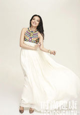 组图：舒淇时尚写真登杂志封面