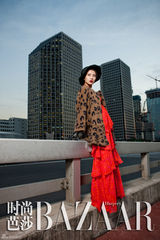 高清组图：高圆圆韩国拍摄芭莎大片 尽显东方神韵