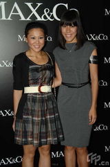 幻灯图：何超仪与偶像乐队合作 张静初拒谈男友