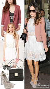 组图：明星爱街拍第一期 初秋装扮VS时装周