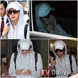 组图：JYJ今日抵韩国 闻噩耗朴有天泪洒机场