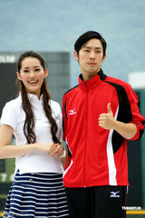 组图：吴建豪新片演绎棒球达人 王予柔绯闻遭追问