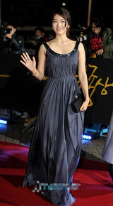 组图：韩国大钟电影节颁奖 朴信惠长裙飘逸亮相红毯