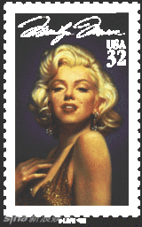 盘点组图：玛丽莲-梦露去世50周年纪念邮票精选