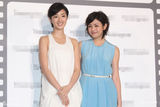 组图：桂纶镁陈妍希首次同场代言 相互欣赏不怕PK