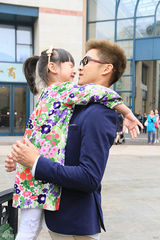 组图：田亮父女火热荧屏 浪漫享受甜蜜时光