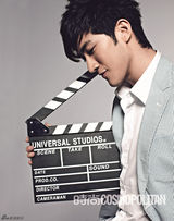 组图：李治廷最新时尚大片 黑白绅士显青春活力