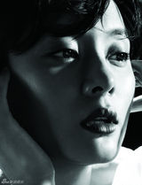 高清图：孙俪复古大片红唇美艳 性感欲“说”还休