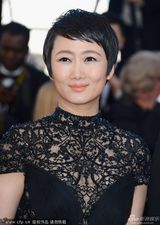 组图：赵涛蕾丝黑裙优雅亮相戛纳红毯