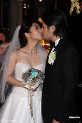 高清图：歌手黄湘怡百万浪漫婚礼 林依晨郑元畅道贺