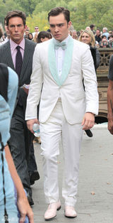 组图：《绯闻女孩》浪漫婚照 BC终成眷属