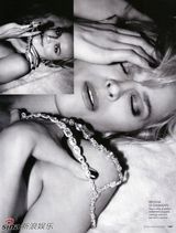 高清组图：名模爱娃-赫兹高娃登《ELLE》封面 造型似梦露