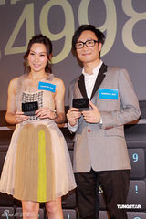 高清图：徐子珊做代言 郑中基坦言愿和阿Sa再合作