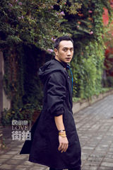 明星爱街拍：黄觉阚清子演绎黑白经典