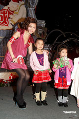 高清组图：周秀娜首任圣诞亮灯嘉宾